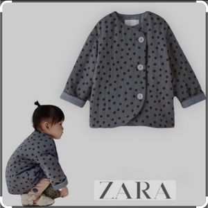 Zara kids quilted pea coat